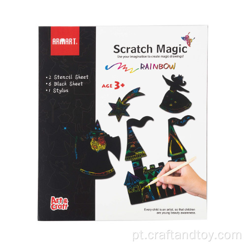 Scratch magic die-cut tags atacado